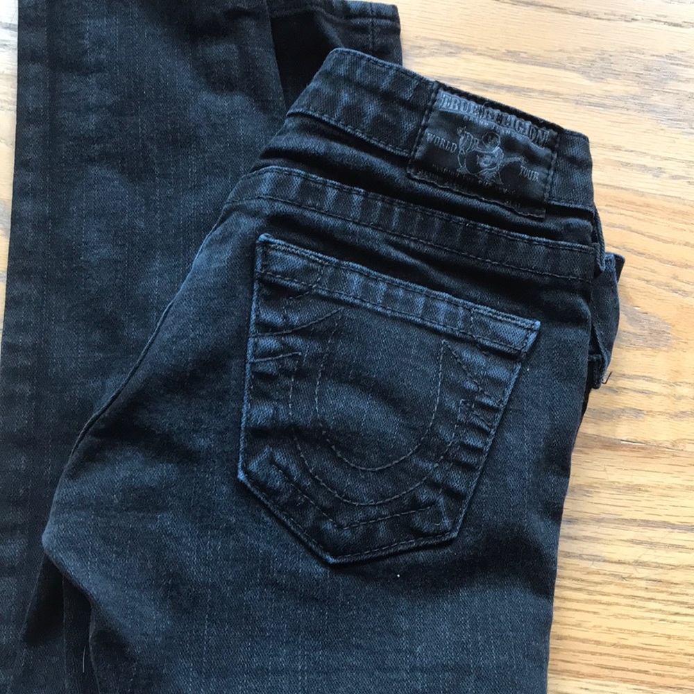True Religion Black Skinny Stella